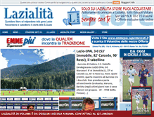 Tablet Screenshot of lnx.lazialita.com
